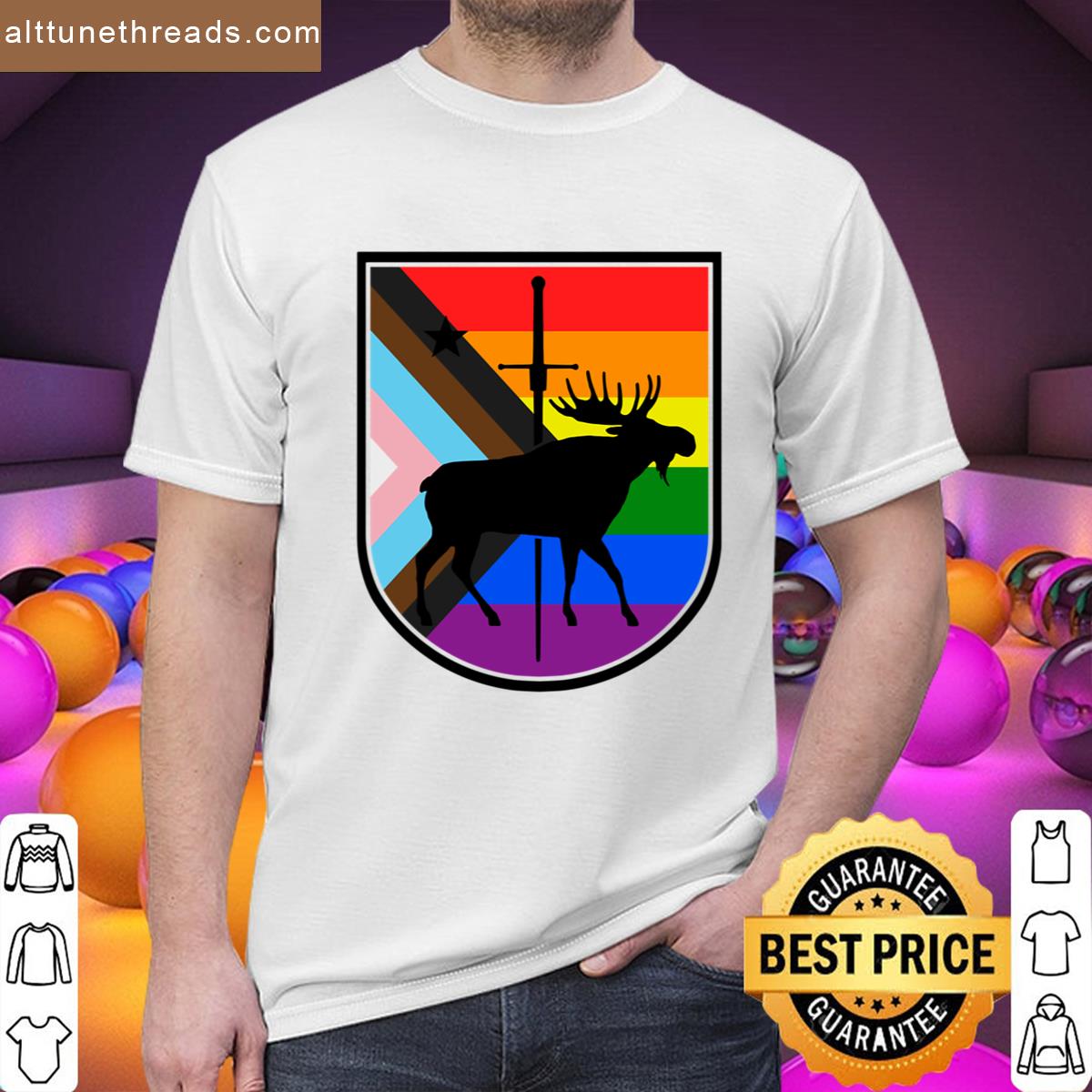 Mhf Progress Pride Black Border Shirt