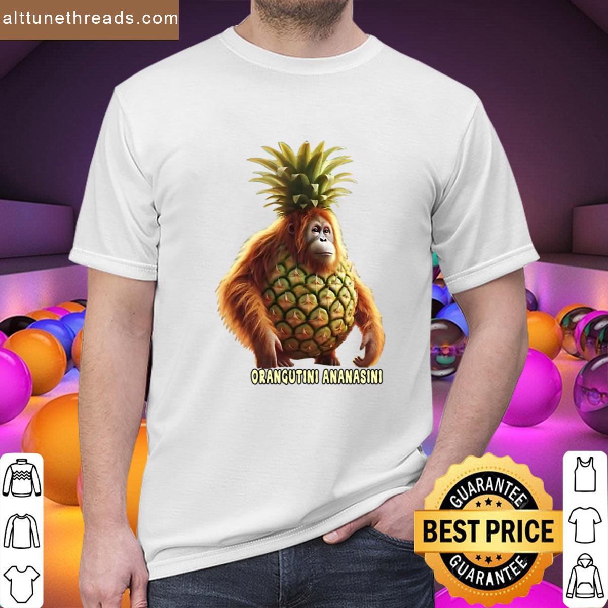 Orangutini Ananasini Orangutini Ananacini Italian Brainrot Character Shirt