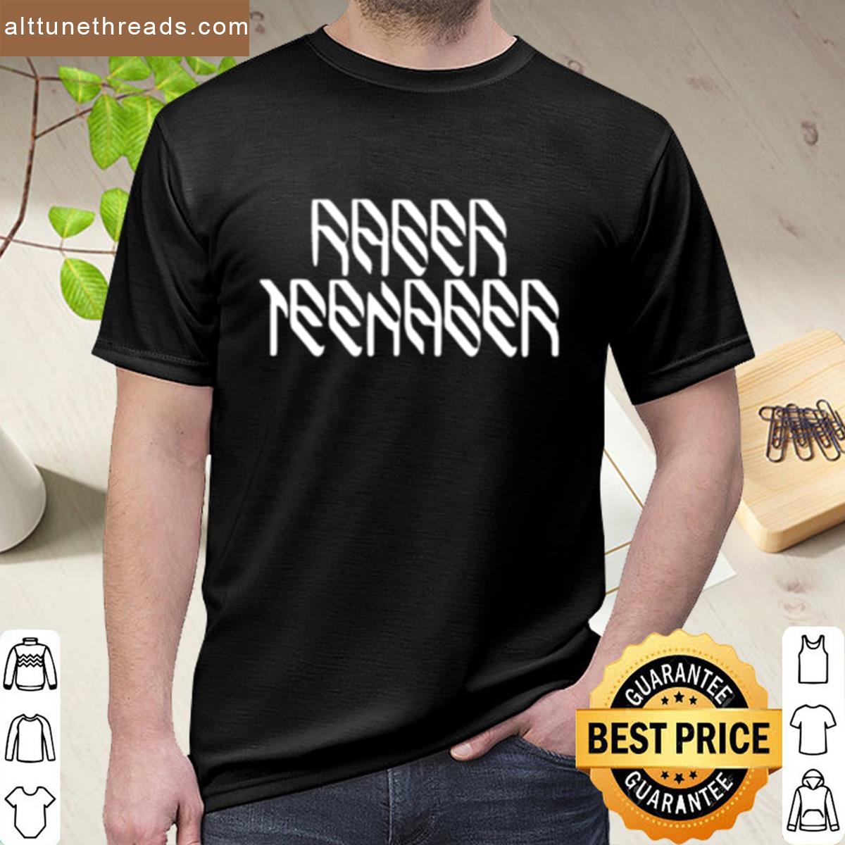 Rager Teenager Troye Sivan White Sticker Shirt