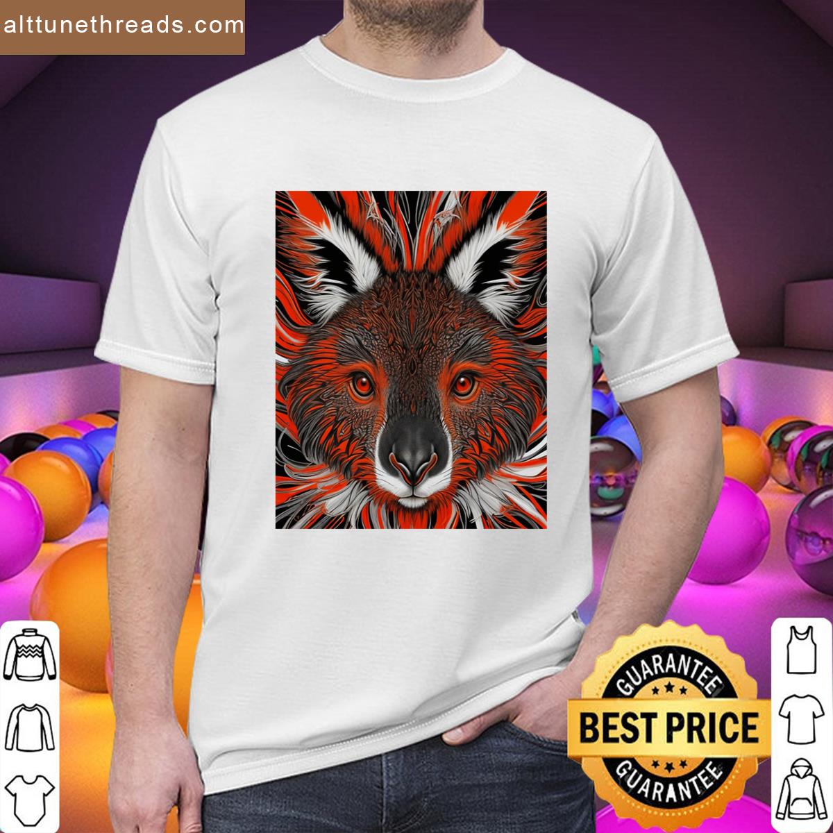 Red The Dynamic Kangaroo Graphic Shirt