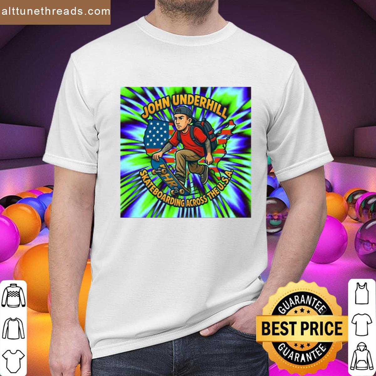 Skateboarding Across America Oversized Shirt
