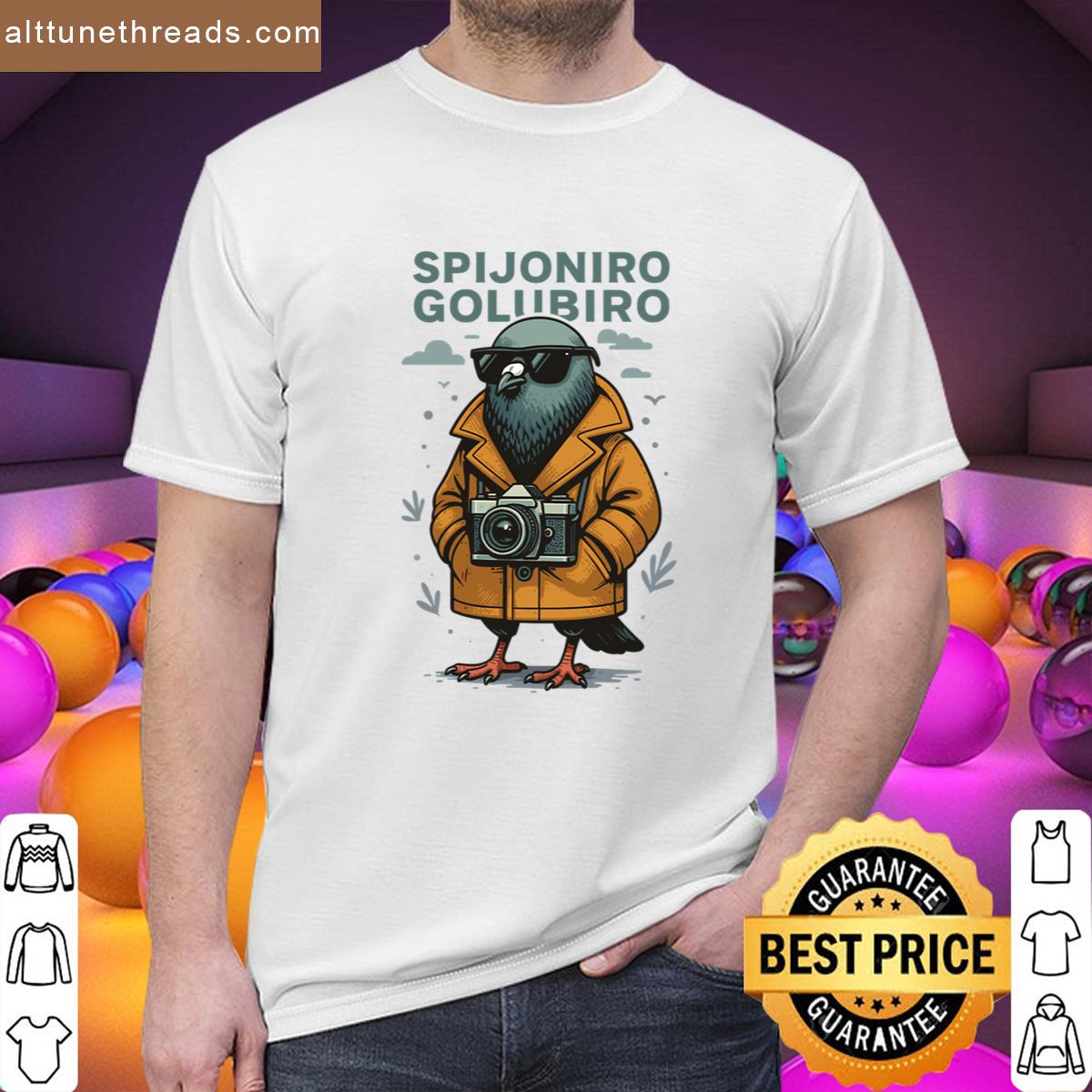 Spijuniro Golubiro Italian Brainrot Memes Shirt