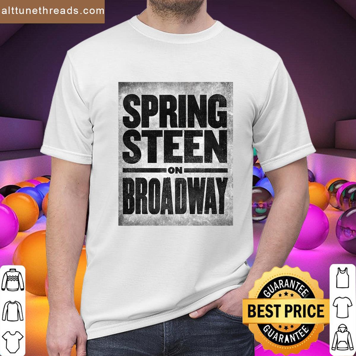 Springsteen On Broadway Walter Kerr Theater Shirt