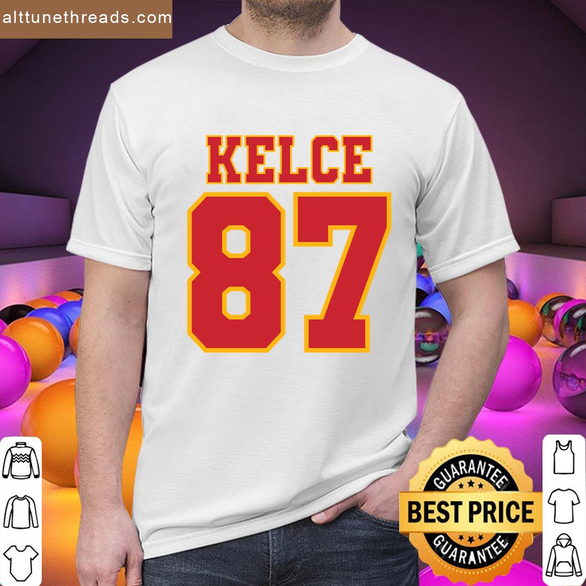 Swift Kelce 87 White Shirt