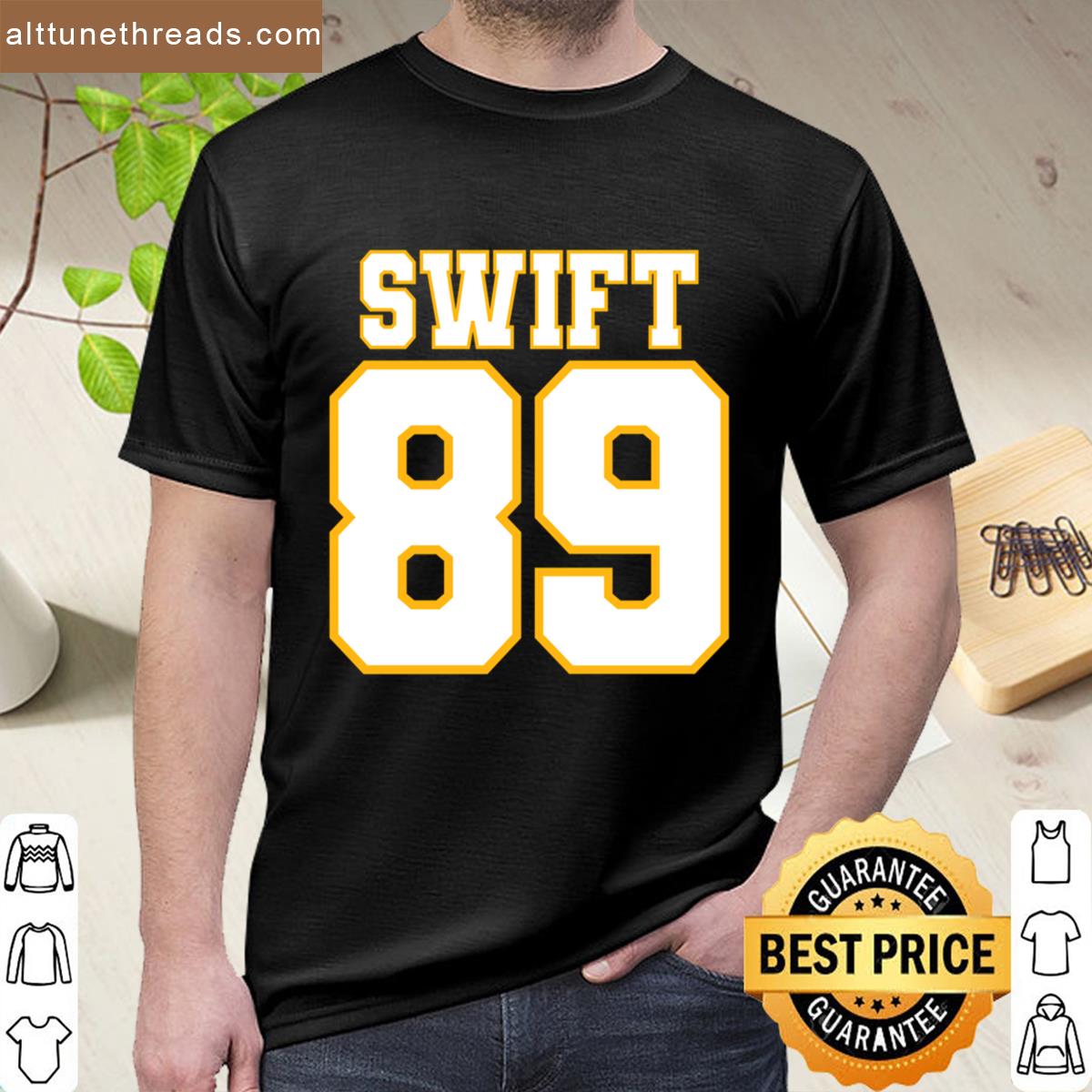 Swift Kelce 89 Red Oversized Shirt