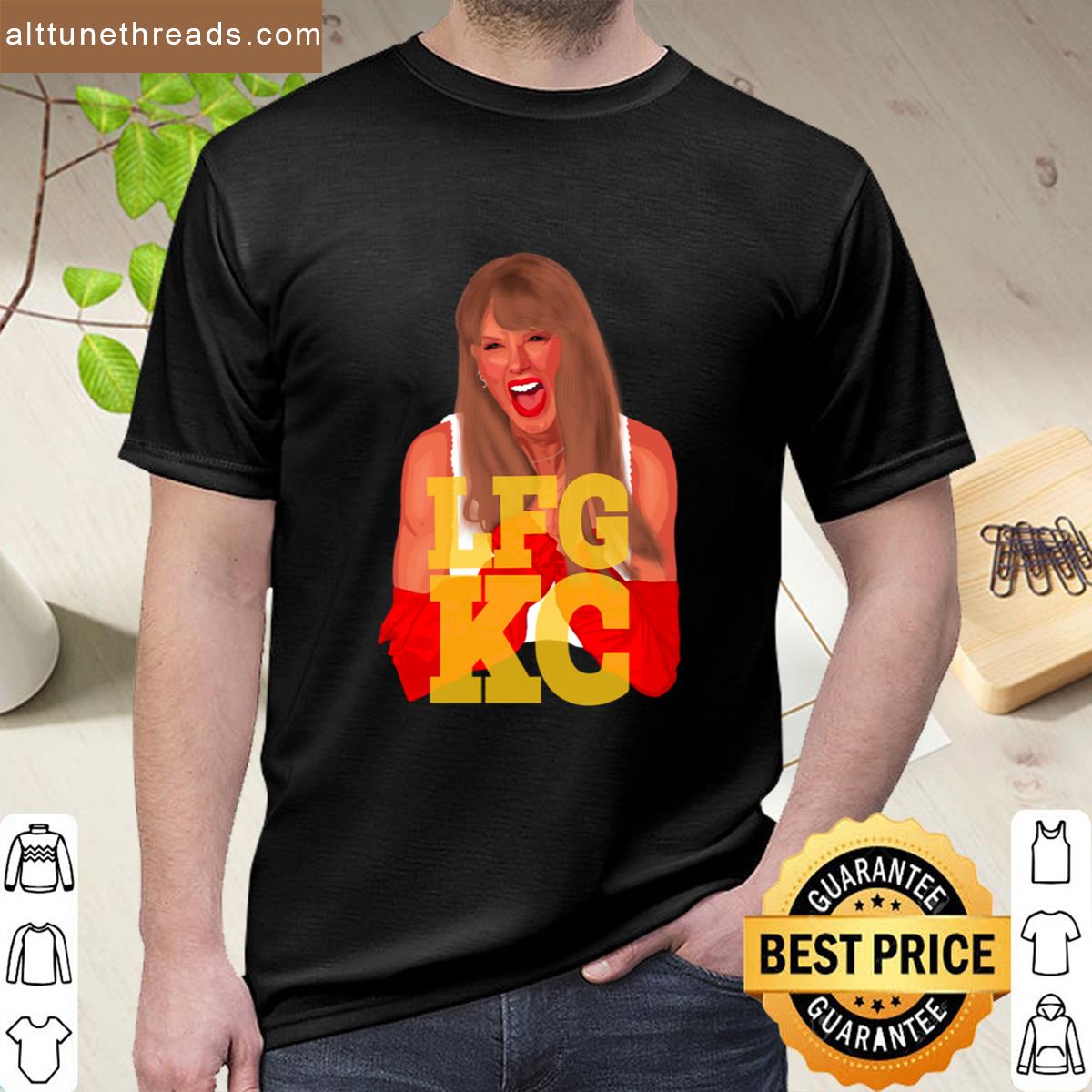 Taylor Swift Cheering For Kansas City Chiefs Shirt