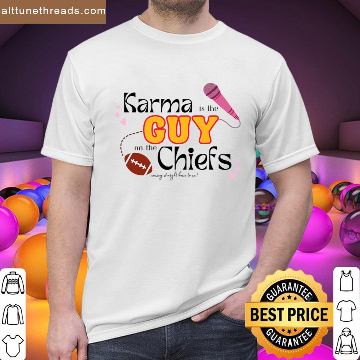 Taylor Swift Karma Is The Guy On The Chiefs Shirt