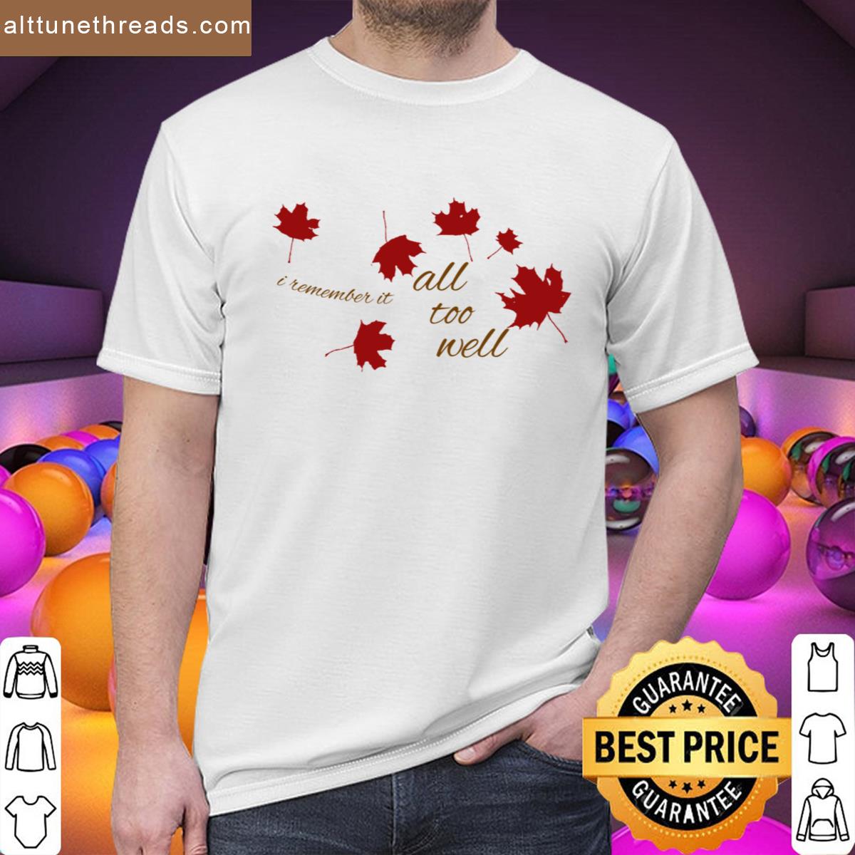 Taylor Swift Midnights Maroon Song Shirt