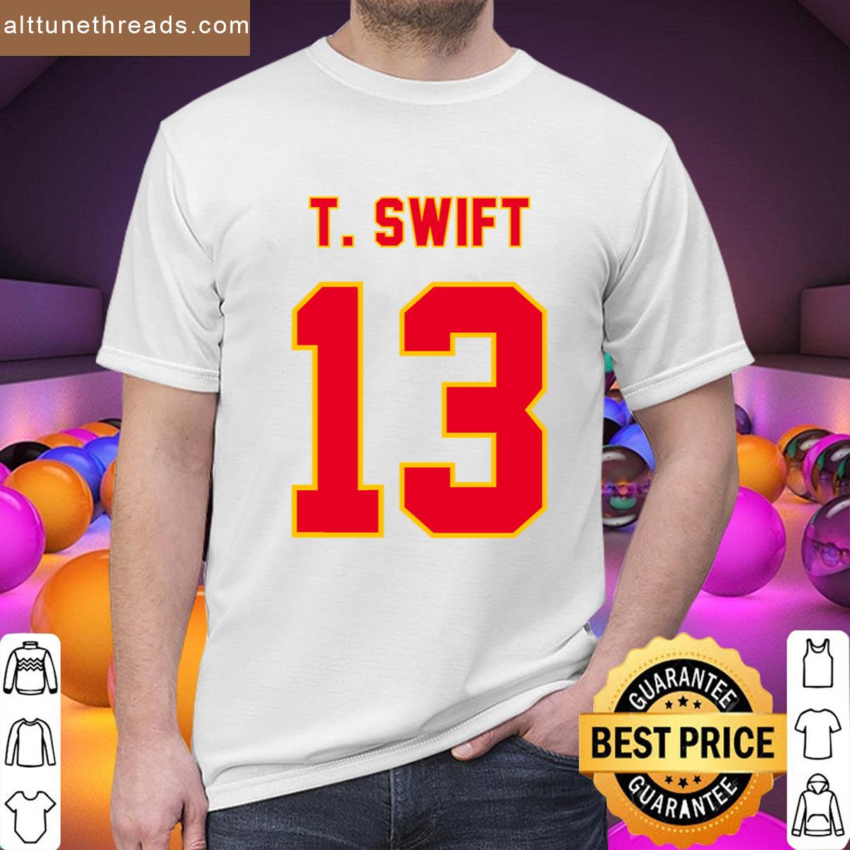 Taylor Swift Travis Kelce Chiefs Shirt