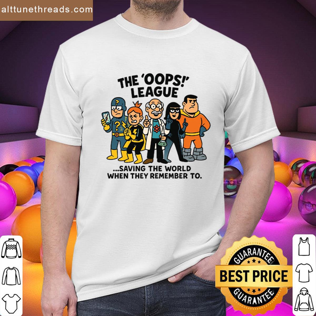 Thunderbolts Edition The Oops League Oversized Shirt