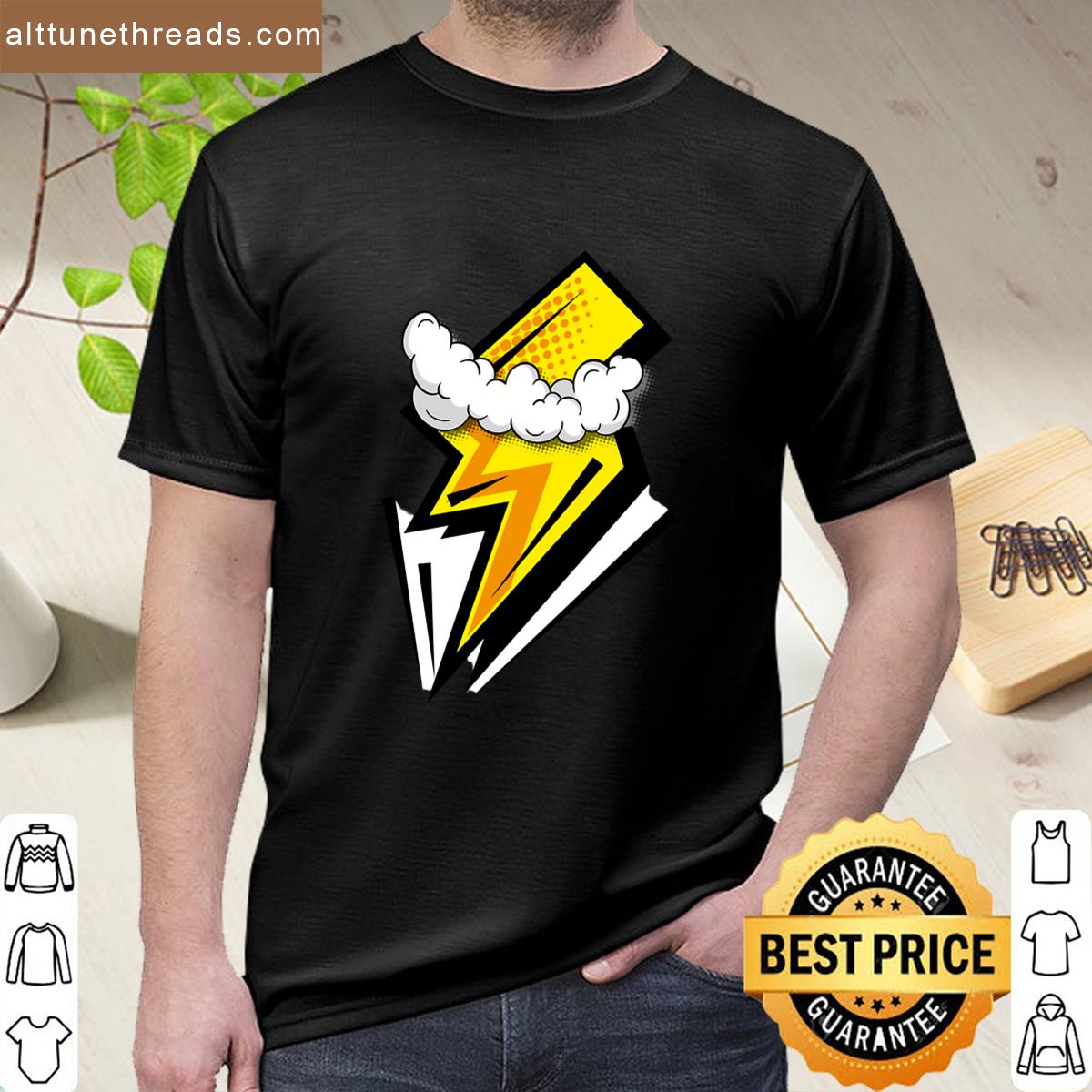 Thunderbolts Super Design Oversized Shirt