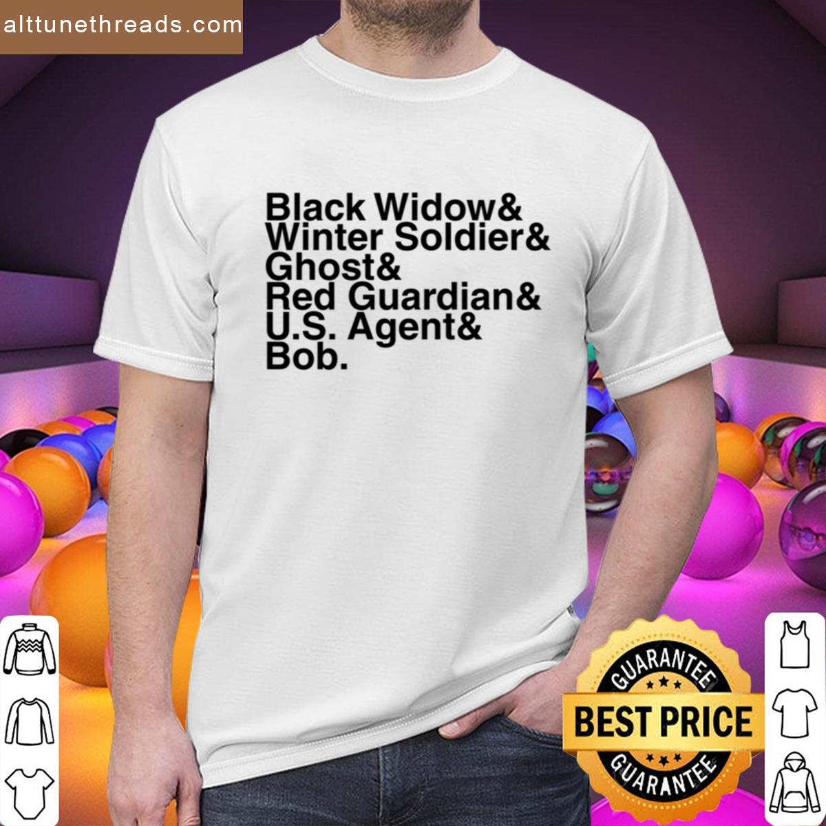 Thunderbolts Superhero Names Shirt