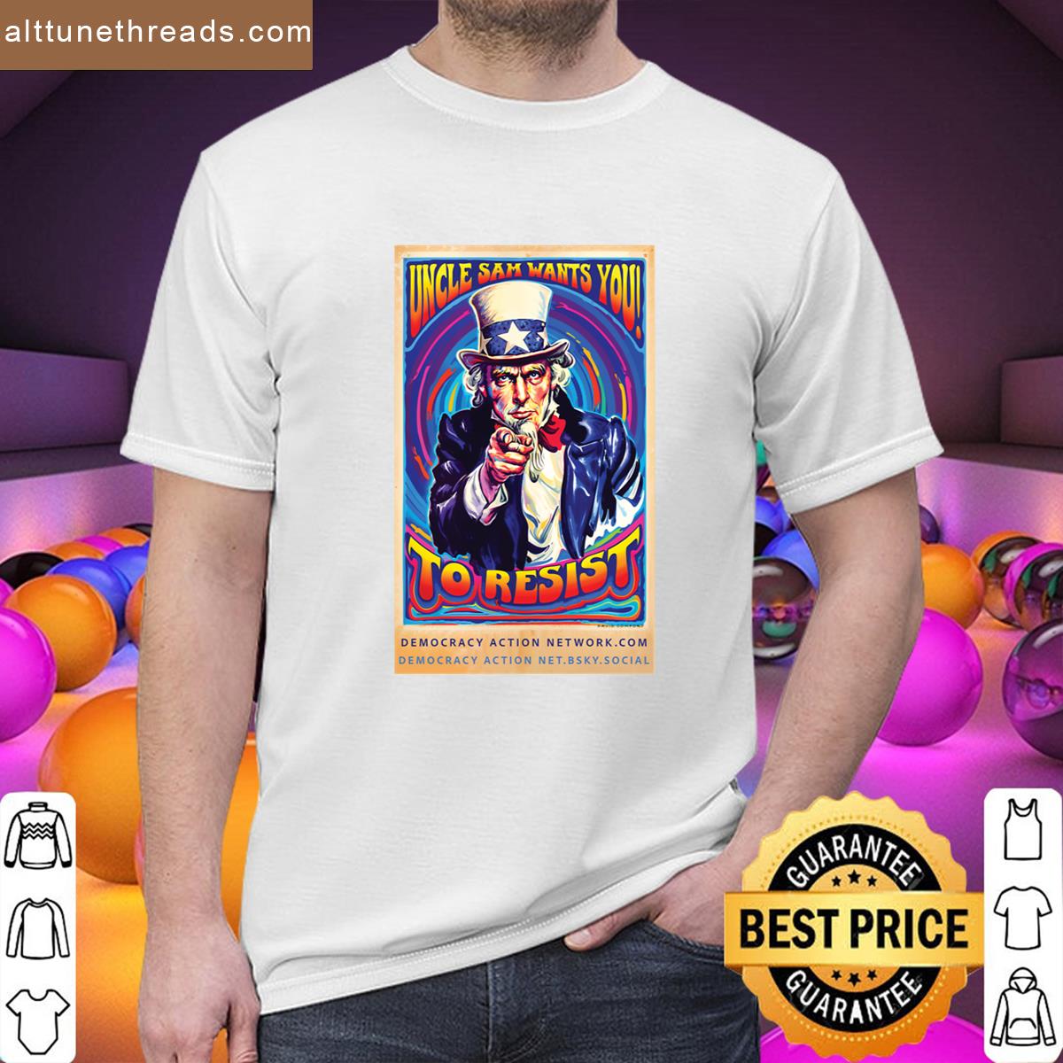 Uncle Sam Wants You To Resist Shirt
