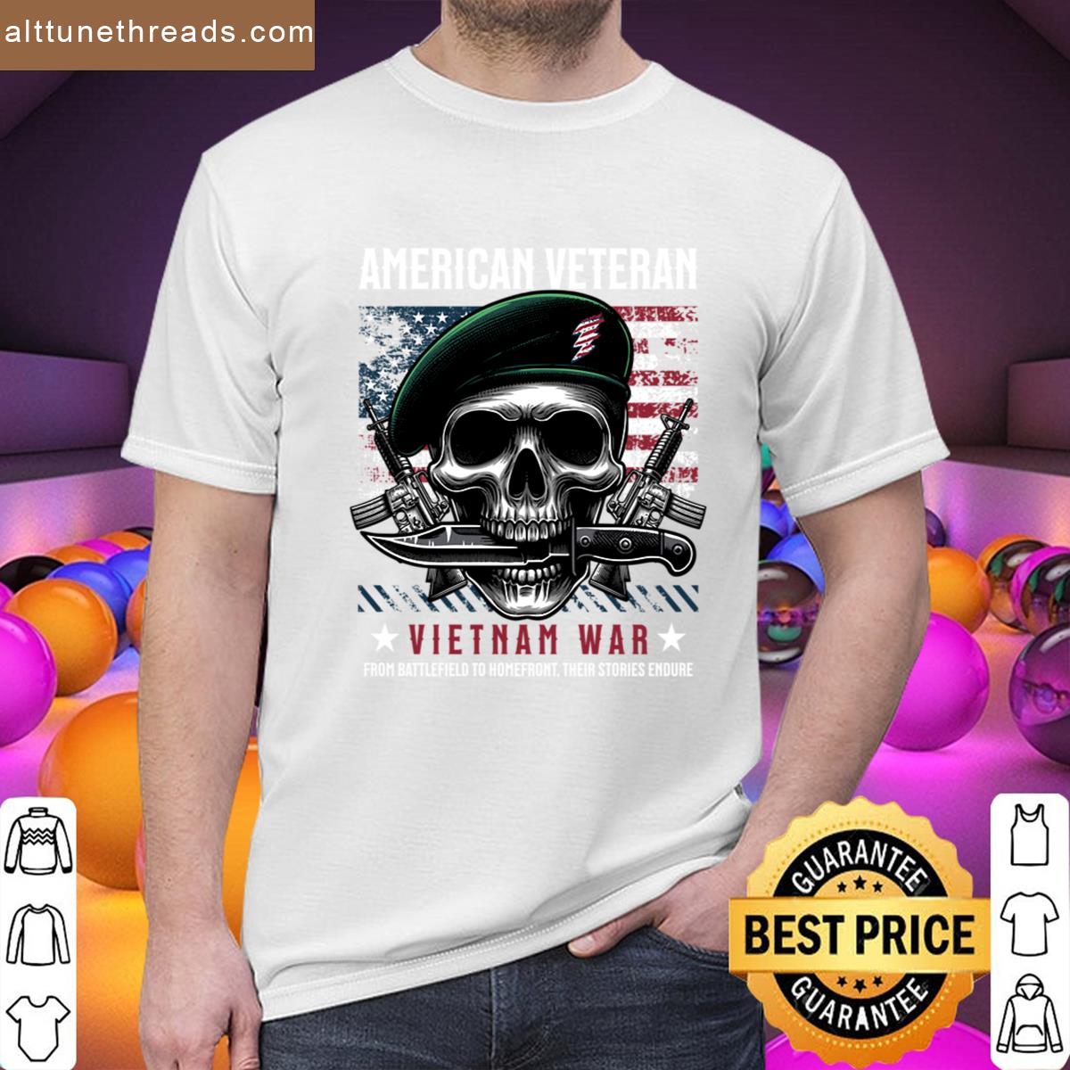 Us Army Special Forces Vietnam War Oversized Shirt