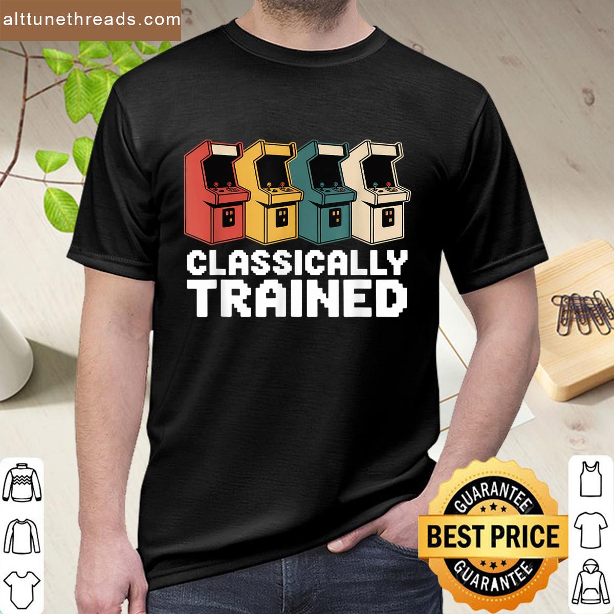 Vintage Arcade Cabinet Video Gaming Retro Gamer Shirt