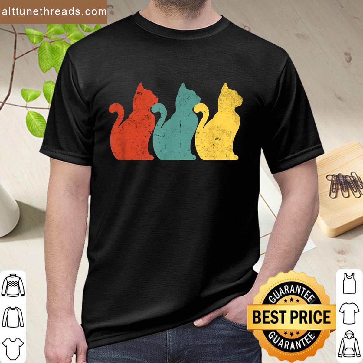 Vintage Cats Shirt