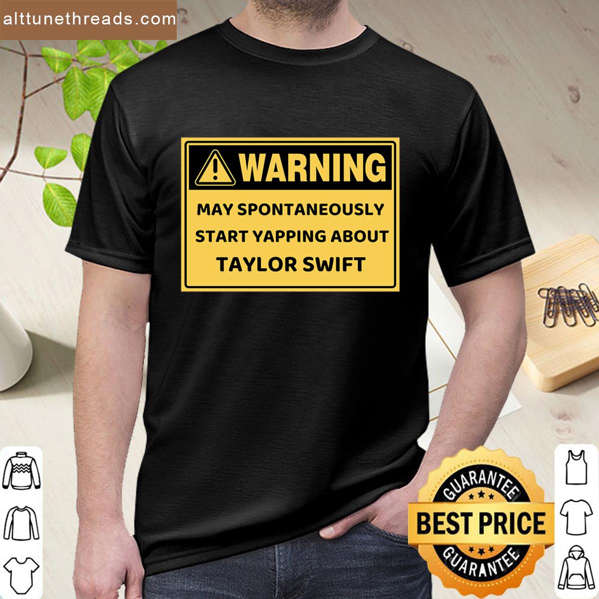 Yapping Warning Taylor Swift Shirt
