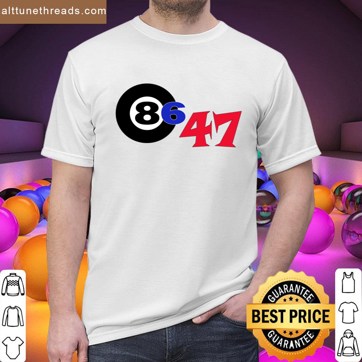86 47 The Best Anti-treasonous Trump Gear Hands Down Oversized Shirt