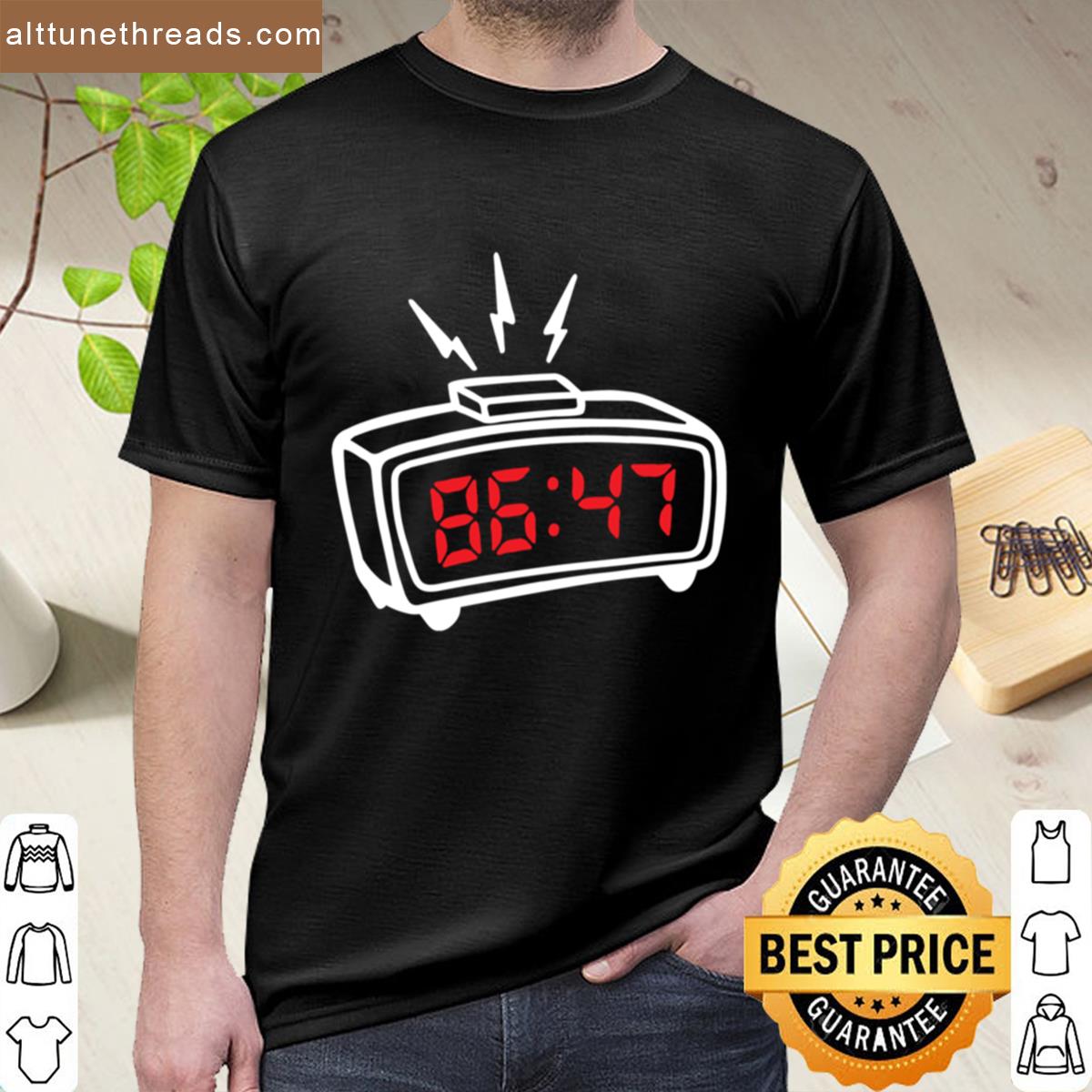 8647 Alarm Clock Blaring Shirt