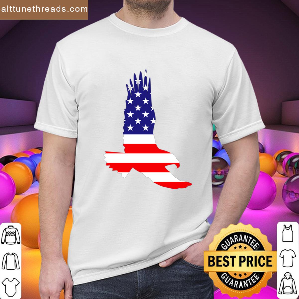 American Eagle And Flag Shirt