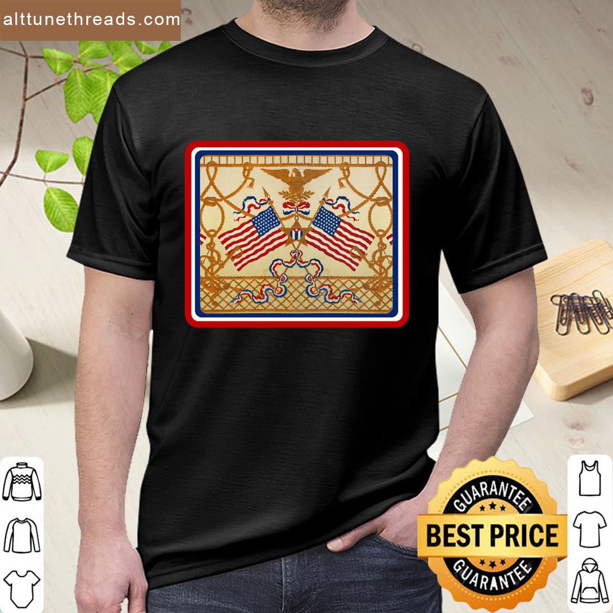Antique Patriotic Illustration Shirt