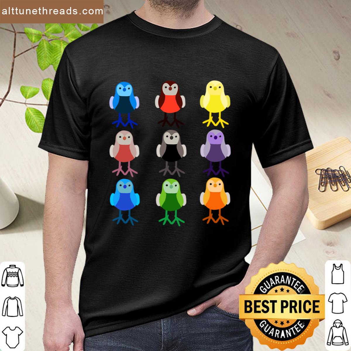 Colorful Target Bird Rainbow Shirt