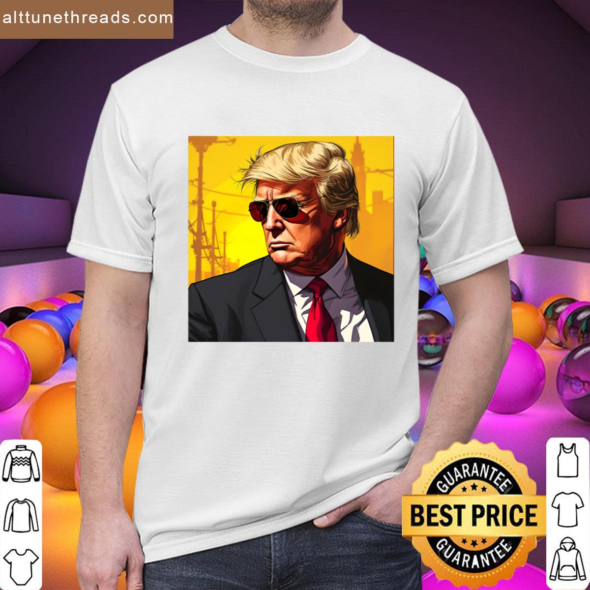 Donald Trump Video Game Portrait Shirt