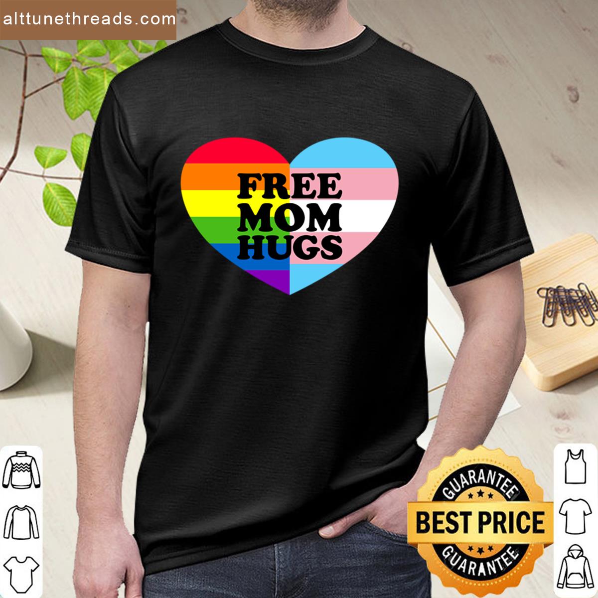 Free Mom Hugs Gay Pride Trans Flag Lgbtq Free Mom Hugs Gear Shirt
