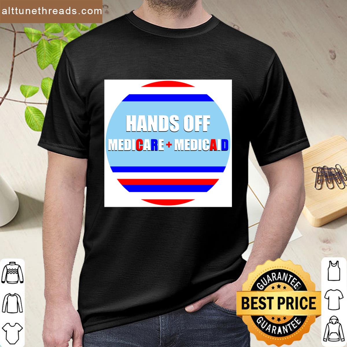 Hands Off Medicare Medicaid Oversized Shirt