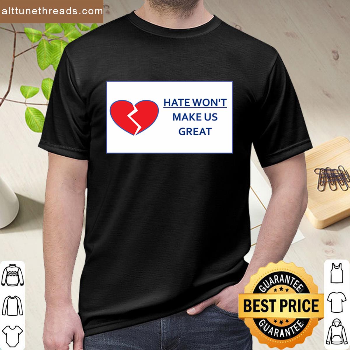 Hate Wont Make Us Great Oversized Shirt