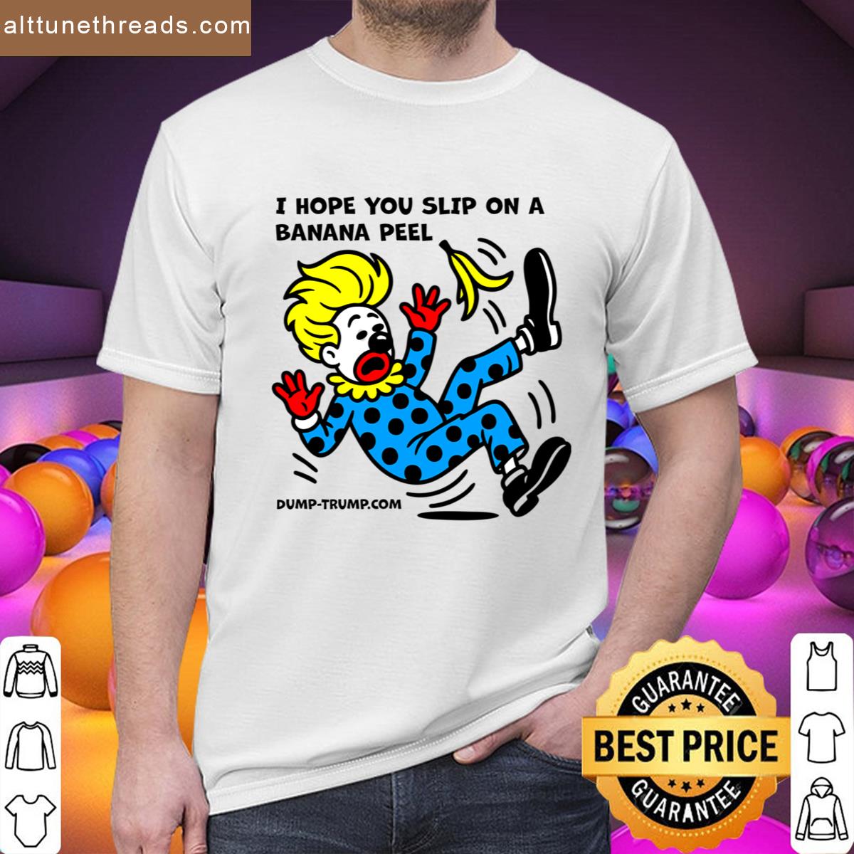 I Hope You Slip On A Banana Peel Oversized Shirt
