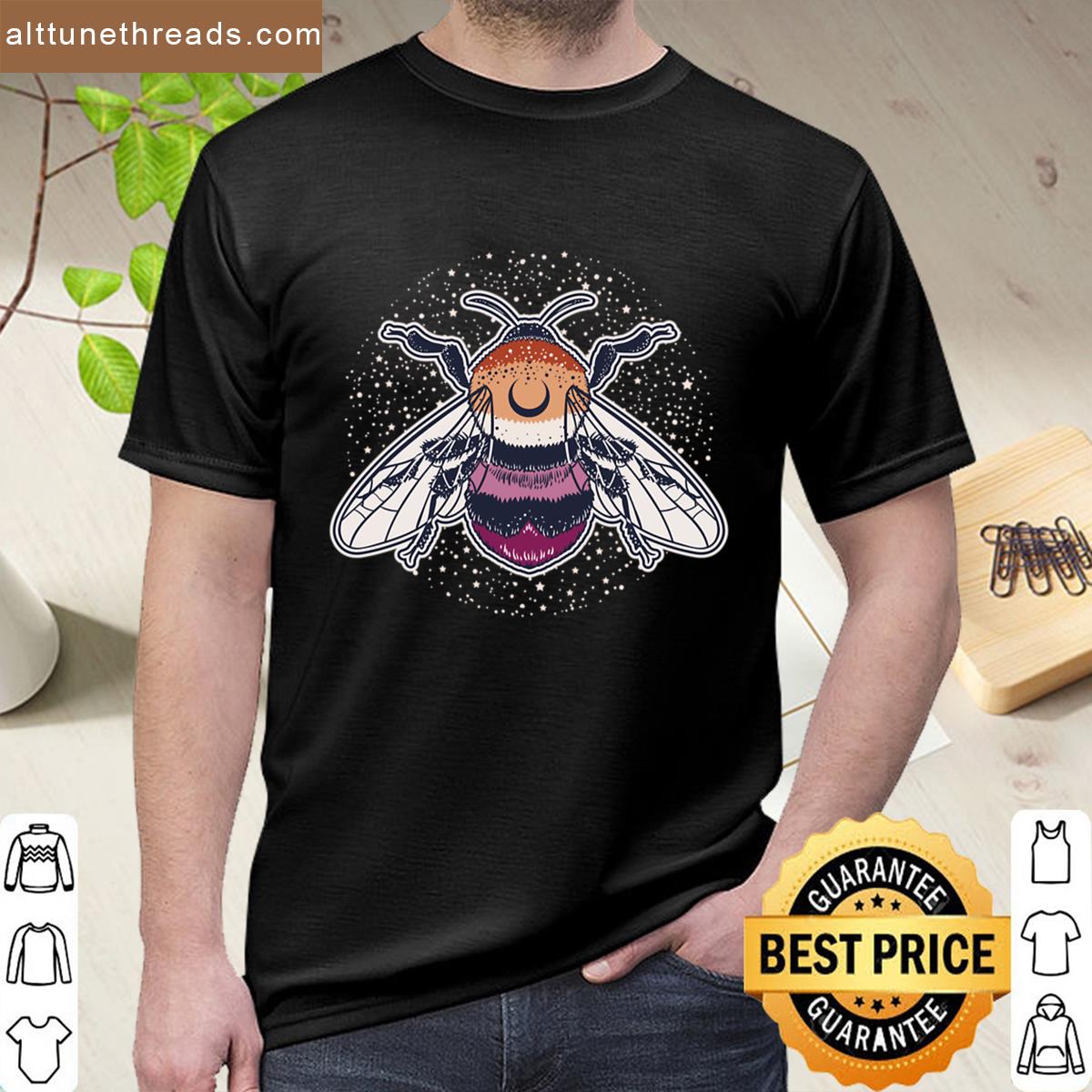 Lesbian Bee Proud Lgbt Gay Pride Flag Shirt