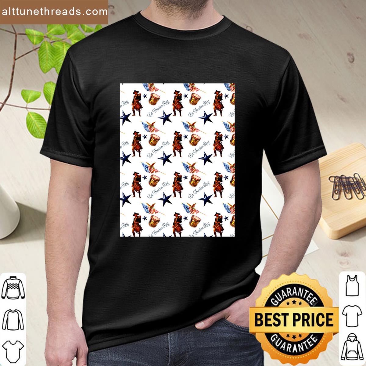 Let Freedom Ring Pattern Shirt