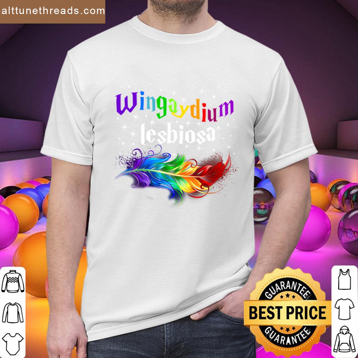 Lgbt Gay Pride Wingaydium Lesbiosa Shirt