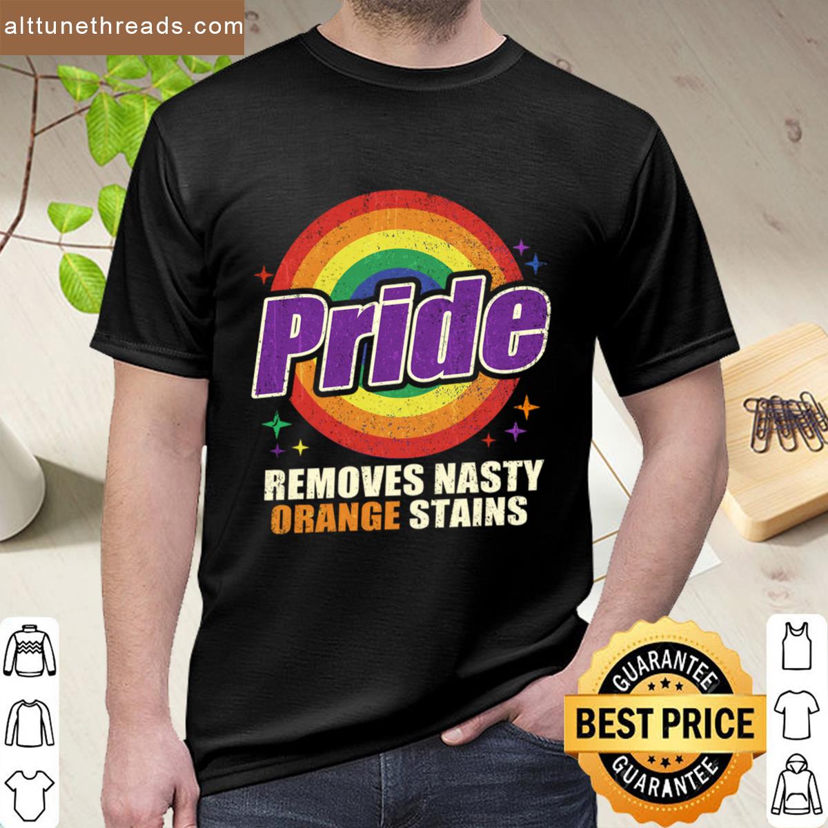 Lgbtq Resist Trump Remove Stubborn Orange Stains Pride Month Shirt