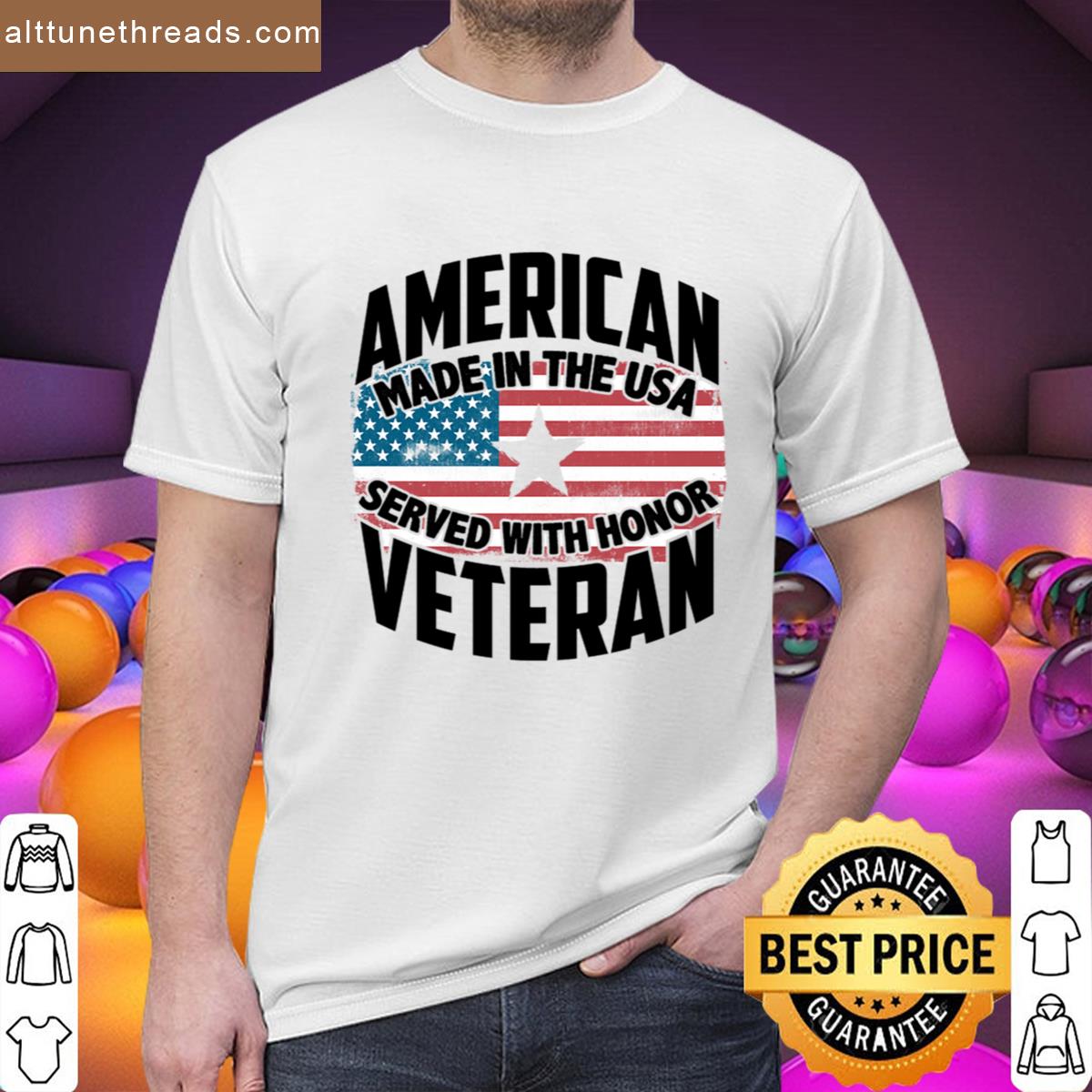 Made In America Patriotic Design Shirt