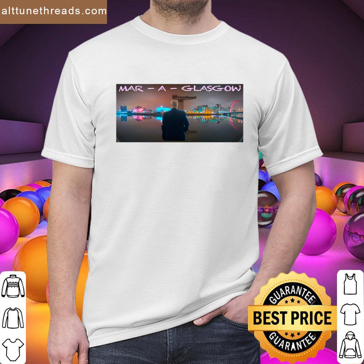 Mar-a-lago Mar-a-glasgow Trump Scotland Oversized Shirt