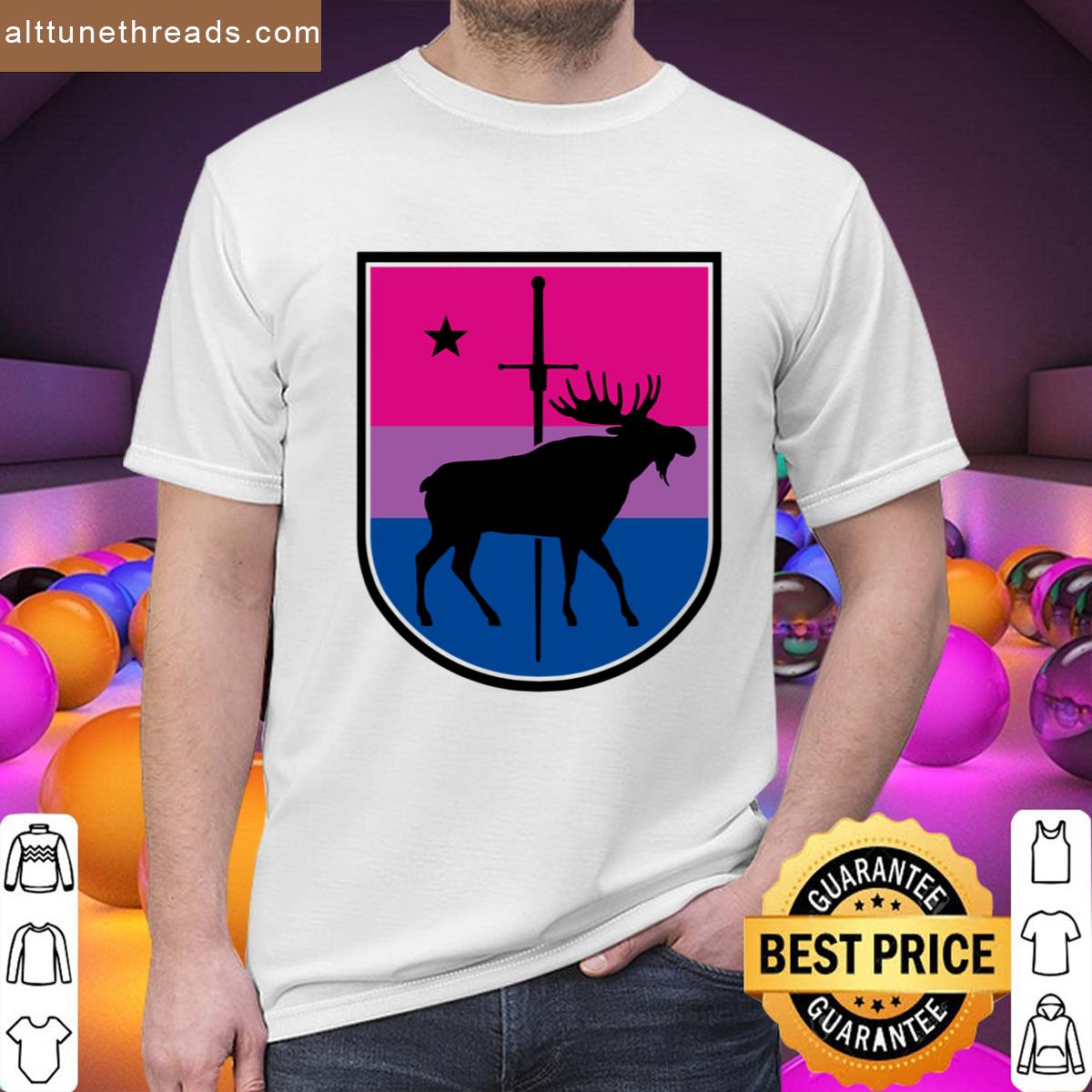 Mhf Bi Pride – Black Border Shirt