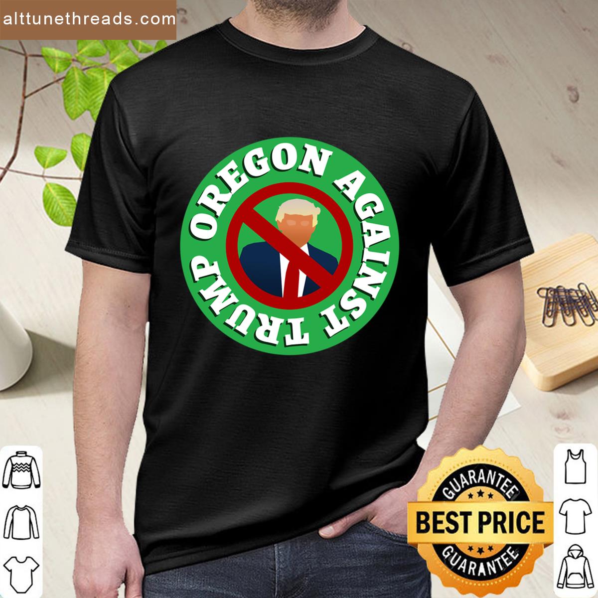Oregon Against Trump Oversized Shirt