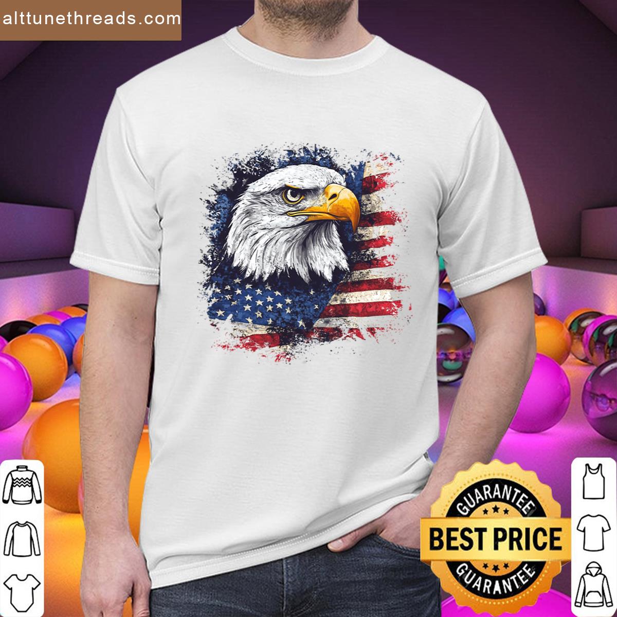 Patriotic Us Eagle Shirt