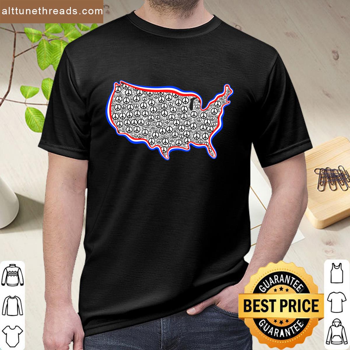 Peace And Love Usa Shirt
