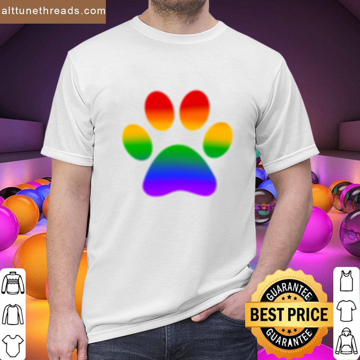 Pride Paw Print Shirt