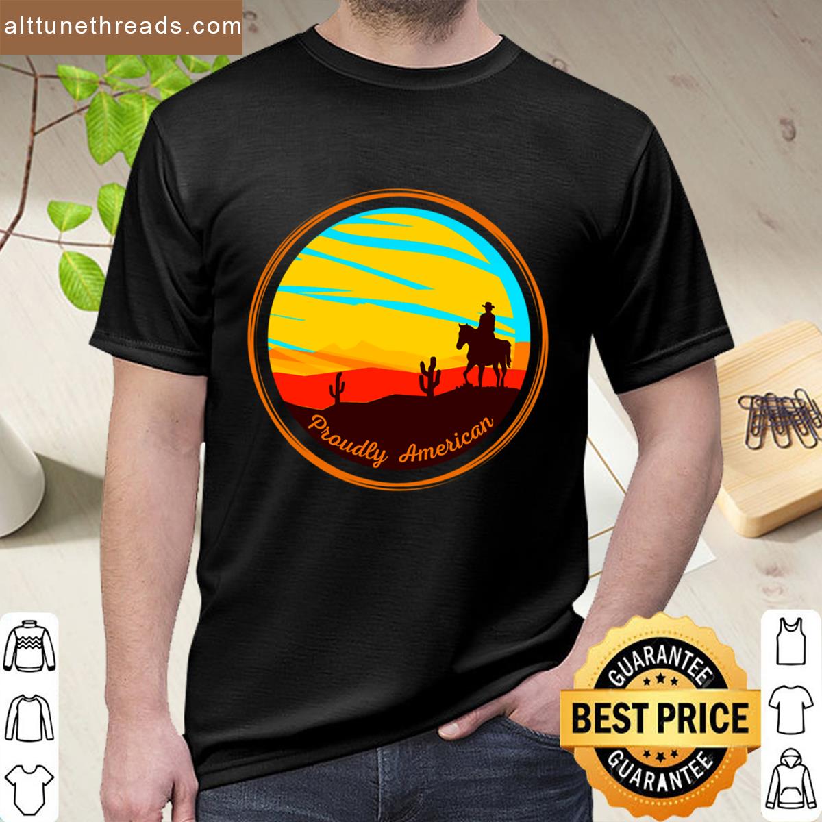 Proudly American Cowboy Shirt