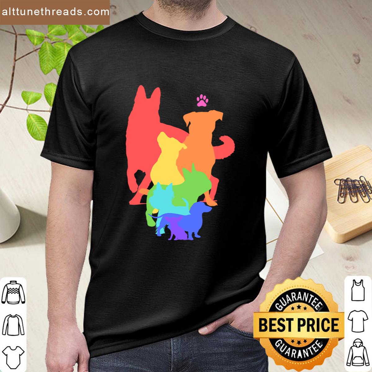 Rainbow Dogs Rainbows And Dogs Shirt