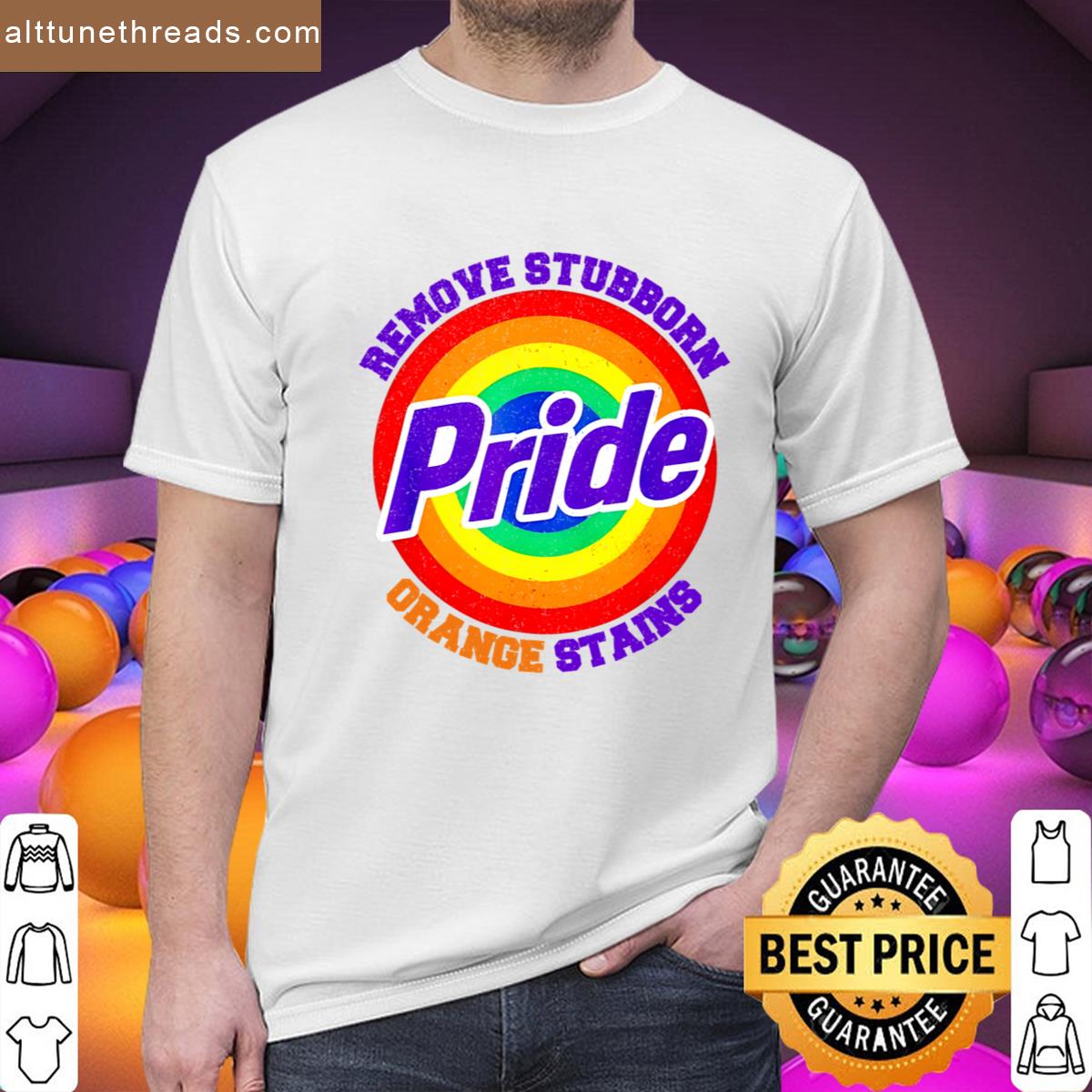 Resist Trump Remove Stubborn Orange Stains Pride Month Lgbtq Vintage Style Shirt