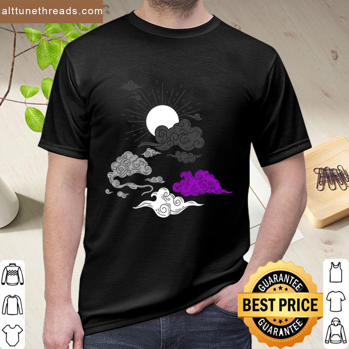 Sun And Clouds Ace Asexual Pride Shirt