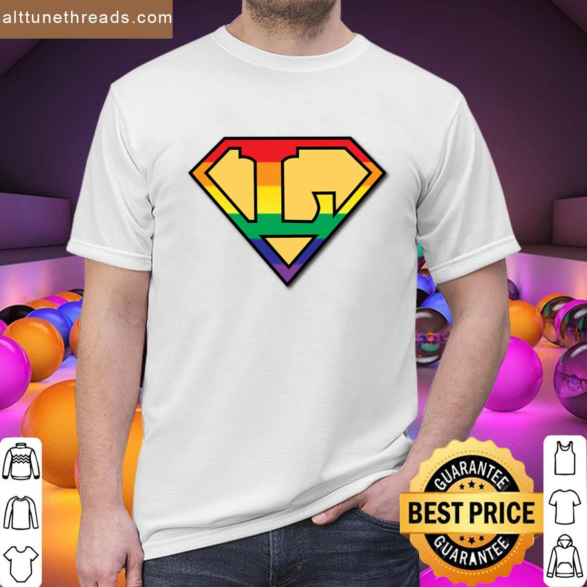 Super Lesbian Shield Shirt