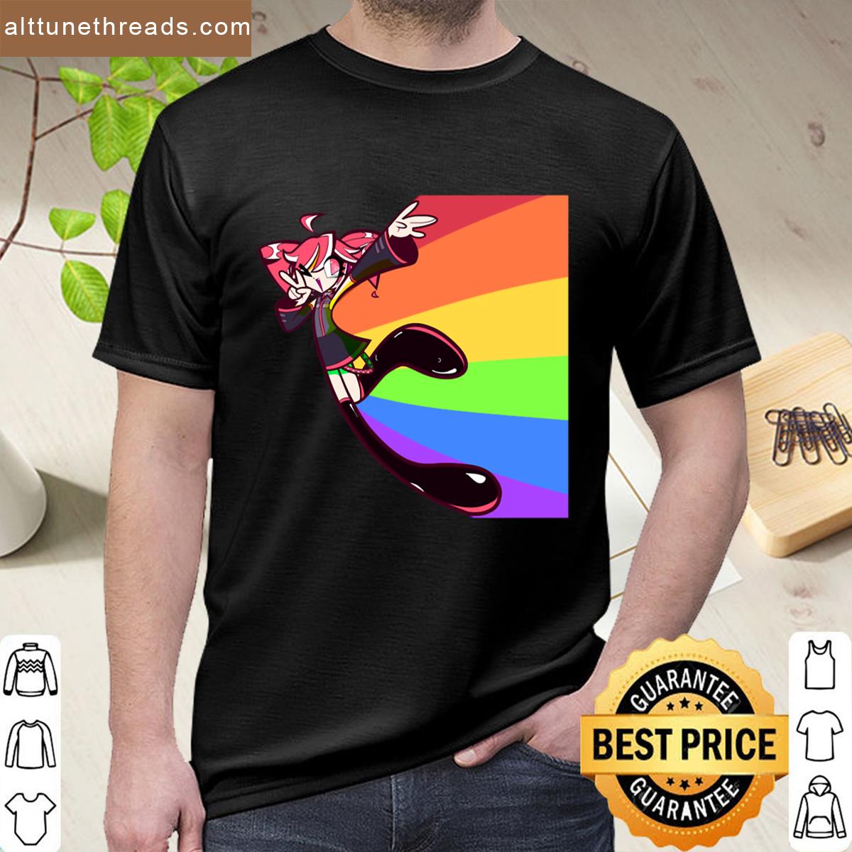 Teto Rainbow Oversized Shirt
