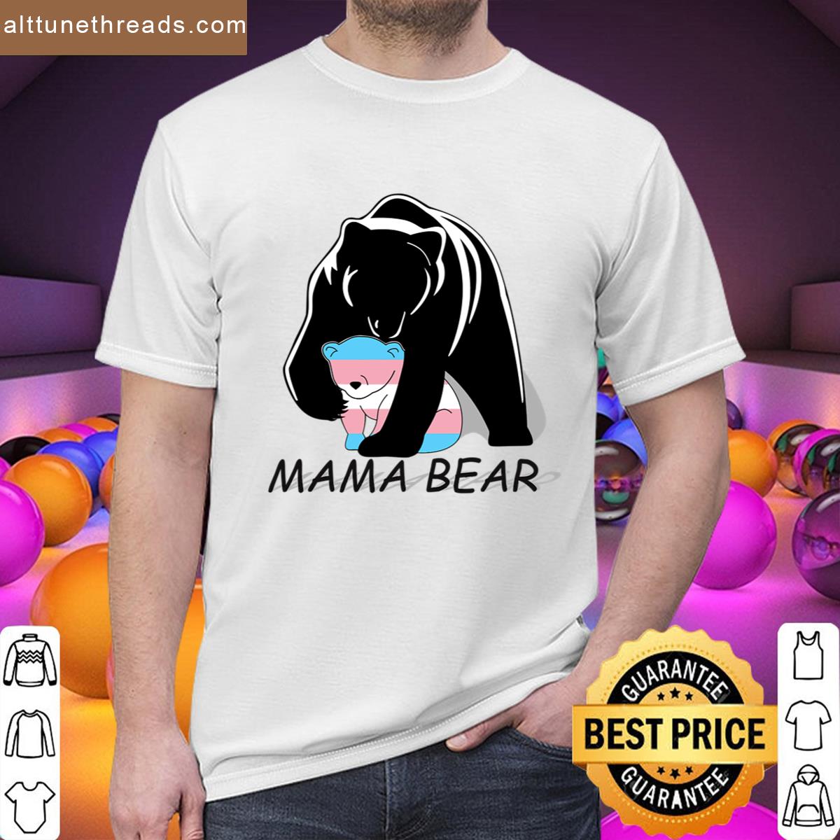 Transgender Pride Mama Bear Shirt