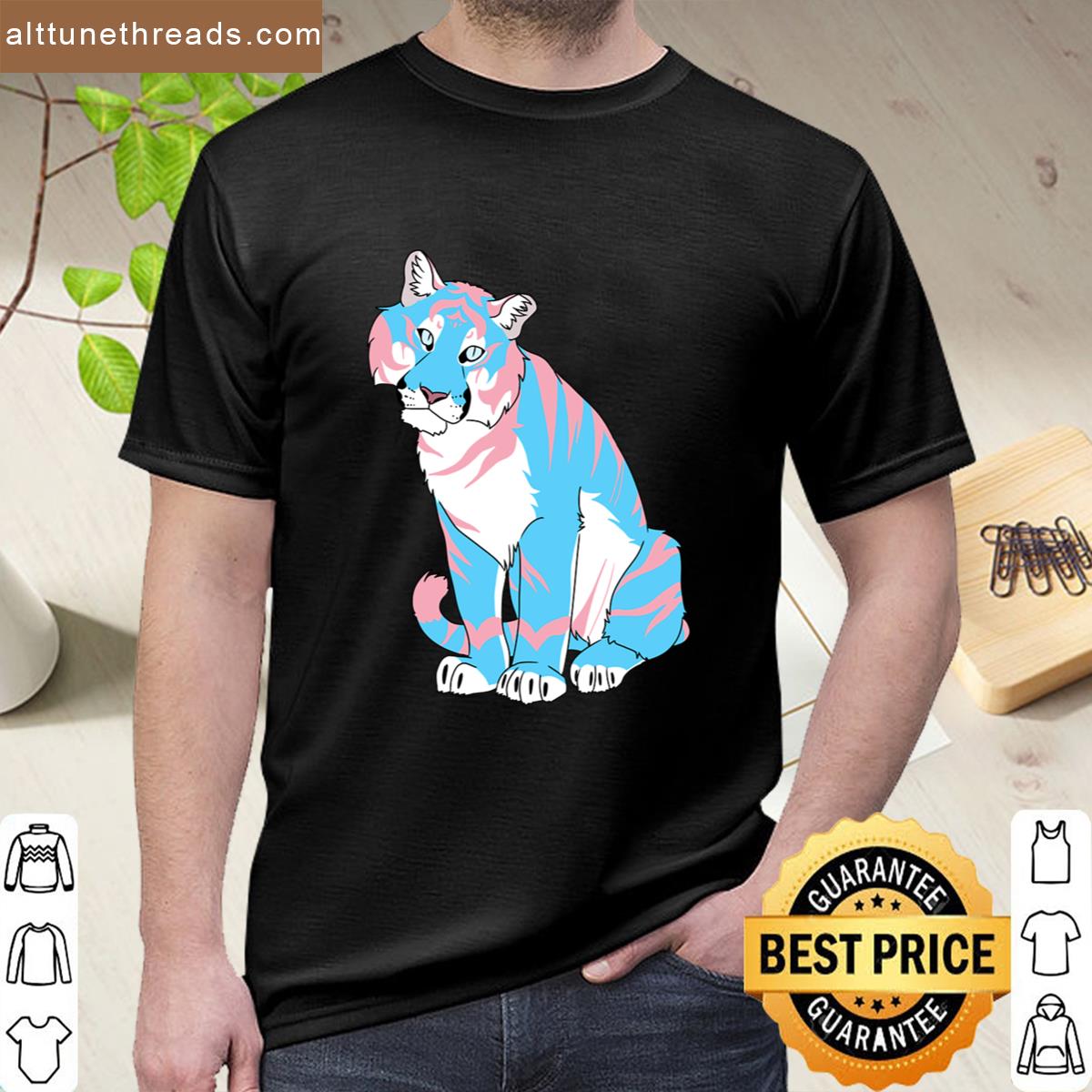 Transgender Pride Tiger Shirt